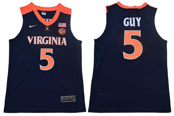 Virginia Cavaliers 5 Kyle Guy Navy College Basketball Jersey,We sell and wholesale Virginia Cavaliers 5 Kyle Guy Navy College Basketball Jersey on line form chian!
